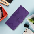 For Xiaomi 14 Ultra Rhombic Grid Texture Leather Phone Case(Purple)