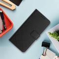 For Xiaomi 14 Ultra Rhombic Grid Texture Leather Phone Case(Black)