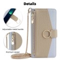 For Xiaomi Redmi 10C Crossbody Litchi Texture Leather Phone Case(Blue)