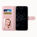 For Samsung Galaxy S24 Stitching Calf Texture Buckle Leather Phone Case(Pink)