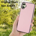 For Samsung Galaxy A05 Litchi Pattern Stitched Side-mounted Phone Case(Pink)