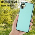 For Samsung Galaxy A05 Litchi Pattern Stitched Side-mounted Phone Case(Mint Green)
