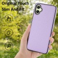 For Samsung Galaxy A05 Litchi Pattern Stitched Side-mounted Phone Case(Purple)