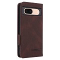 For Google Pixel 8a Magnetic Clasp Leather Phone Case(Brown)