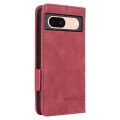 For Google Pixel 8a Magnetic Clasp Leather Phone Case(Red)