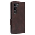 For vivo V29 5G / S17 5G / S17 Pro Magnetic Clasp Leather Phone Case(Brown)