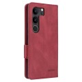 For vivo V29 5G / S17 5G / S17 Pro Magnetic Clasp Leather Phone Case(Red)