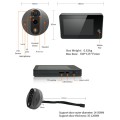 ESCAM C86 1080P 4.3 inch Smart WiFi Digital Door Viewer Supports Wide-Angle PIR & Night Vision & Din