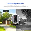 ESCAM C87 1080P 4.3 inch Smart WiFi Digital Door Viewer Supports Wide-Angle PIR & Night Vision & Din