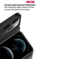 For iPhone 15 Pro Max Classic Tilt Strip Grain Magnetic Shockproof PC + TPU Phone Case(Black)