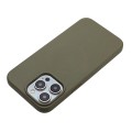 For iPhone 15 Pro Max Wheat Straw Material + TPU Phone Case(Army Green)