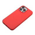 For iPhone 15 Pro Wheat Straw Material + TPU Phone Case(Red)