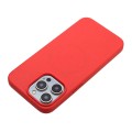 For iPhone 15 Pro Wheat Straw Material + TPU Phone Case(Red)