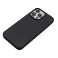 For iPhone 15 Pro Wheat Straw Material + TPU Phone Case(Black)