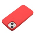 For iPhone 15 Plus Wheat Straw Material + TPU Phone Case(Red)