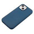 For iPhone 15 Plus Wheat Straw Material + TPU Phone Case(Blue)