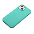 For iPhone 15 Wheat Straw Material + TPU Phone Case(Green)