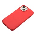 For iPhone 14 Plus Wheat Straw Material + TPU Phone Case(Red)