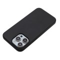 For iPhone 14 Pro Wheat Straw Material + TPU Phone Case(Black)