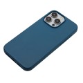 For iPhone 14 Pro Max Wheat Straw Material + TPU Phone Case(Blue)