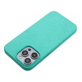 For iPhone 13 Pro Max Wheat Straw Material + TPU Phone Case(Green)