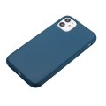 For iPhone 12 Wheat Straw Material + TPU Phone Case(Blue)