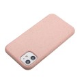 For iPhone 12 Wheat Straw Material + TPU Phone Case(Pink)