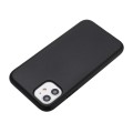 For iPhone 12 Wheat Straw Material + TPU Phone Case(Black)