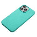For iPhone 12 Pro Max Wheat Straw Material + TPU Phone Case(Green)