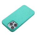 For iPhone 11 Pro Max Wheat Straw Material + TPU Phone Case(Green)