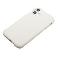 For iPhone 11 Wheat Straw Material + TPU Phone Case(White)