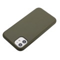 For iPhone 11 Wheat Straw Material + TPU Phone Case(Army Green)