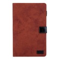 For Samsung Galaxy Tab A9 Cloth Texture Leather Tablet Case(Brown)