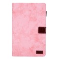 For Samsung Galaxy Tab A9 Cloth Texture Leather Tablet Case(Pink)