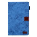 For Samsung Galaxy Tab A9 Cloth Texture Leather Tablet Case(Blue)