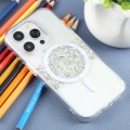 For iPhone 15 Pro Max DFANS DESIGN Magsafe Magnetic Starlight Shining Phone Case(Silver Foil Shell)