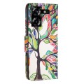 For Tecno Pova 5 Colored Drawing Pattern Leather Phone Case(Tree Life)