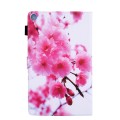 For Samsung Galaxy Tab A9+ Colored Drawing Leather Tablet Case(Cherry Blossom)