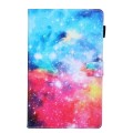 For Samsung Galaxy Tab A9 Colored Drawing Leather Tablet Case(Beautiful Starry Sky)