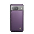 For Google Pixel 8 CaseMe C22 Card Slots Holder RFID Anti-theft Phone Case(Purple)