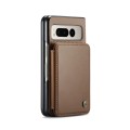 For Google Pixel Fold CaseMe C22 PC+TPU Business Style RFID Anti-theft Leather Phone Case(Brown)