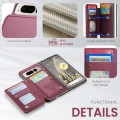 For Google Pixel Fold CaseMe C22 PC+TPU Business Style RFID Anti-theft Leather Phone Case(Wine Red)