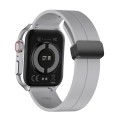 NX15 Smart Watch, 1.96 inch, BT Call / Heart Rate / Blood Pressure / Blood Oxygen(Silver Grey)