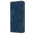 For Nothing Phone 2 RFID Anti-theft Brush Magnetic Leather Phone Case(Blue)