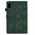 For Lenovo Tab P11 Gen 2 Rhombus TPU Smart Leather Tablet Case(Green)