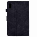 For Lenovo Tab P11 Gen 2 Rhombus TPU Smart Leather Tablet Case(Black)
