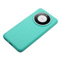 For Huawei Mate 60 Wheat MagSafe Magnetic Straw Material + TPU Phone Case(Green)