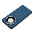 For Huawei Mate 60 Wheat MagSafe Magnetic Straw Material + TPU Phone Case(Blue)