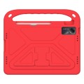 For Xiaomi Redmi Pad SE 11.0 Handle EVA Shockproof Tablet Case with Holder(Red)