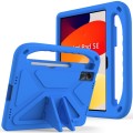 For Xiaomi Redmi Pad SE 11.0 Handle EVA Shockproof Tablet Case with Holder(Blue)